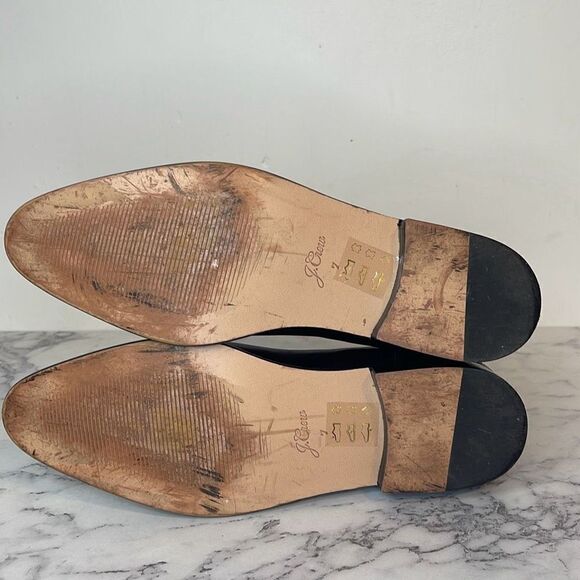 J. Crew Black Leather Chelsea Boot 7 - Picture 6 of 8